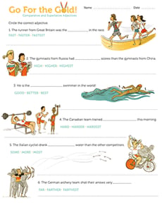 Go for the Gold: Comparative and Superlative Adjectives