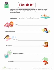 Get into Grammar: Practice Writing Predicates