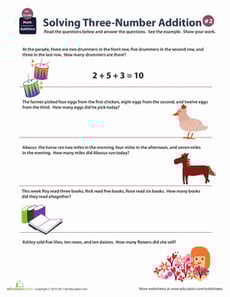 Adding Three Numbers