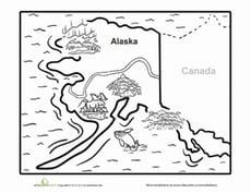 Map of Alaska