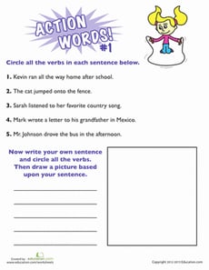 Action Words #1