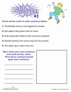 Action Words #3