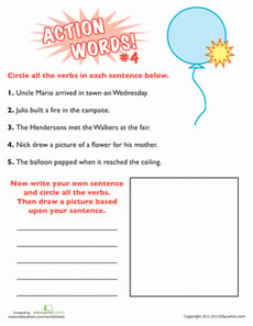 Action Words #4