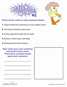 Action Words #5