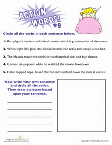 Action Words #9
