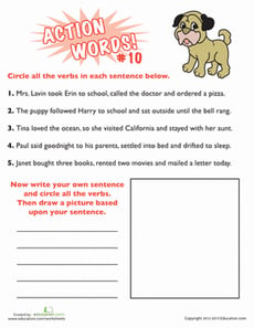 Action Words #10