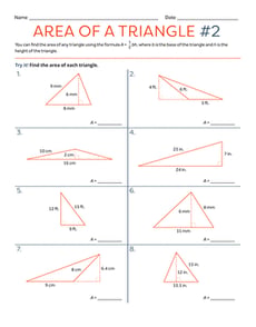 Area of a Triangle #2