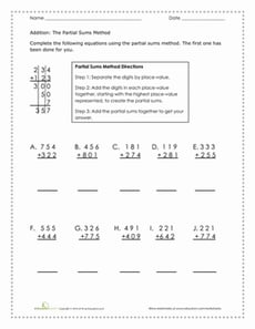 Partial Sums