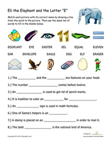 Words That Begin with "E"