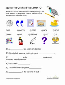 Words That Begin with "Q"