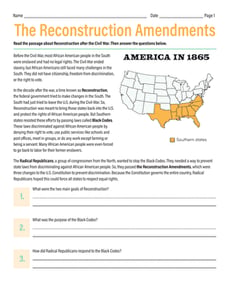 The Reconstruction Amendments