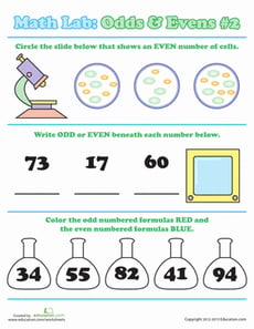 Math Lab: Odds & Evens #2