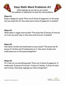 Easy Word Problems