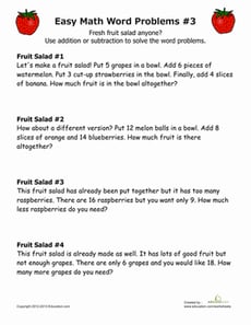 Simple Word Problems