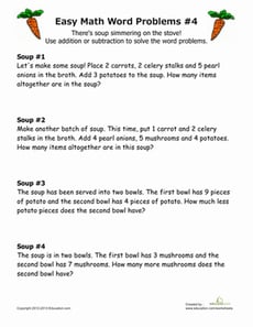 Easy Math Word Problems