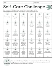 Self-Care Challenge