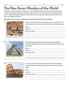 The New Seven Wonders of the World 
