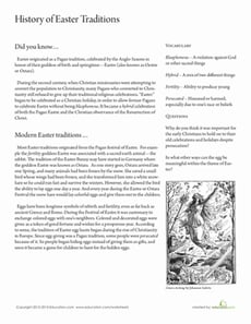 History of Easter