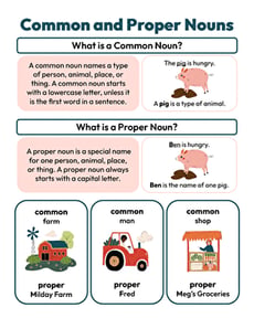 Common and Proper Nouns Handout