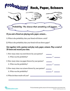 Rock, Paper, Scissors Probability