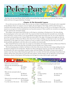 Reading Comprehension: Peter Pan