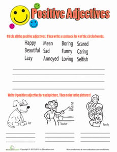 Positive Adjectives