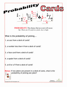 Deck of Cards Probability