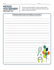 Would You Rather? Prompt #7