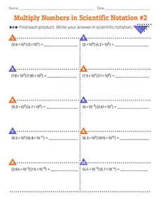 Multiply Numbers in Scientific Notation #2
