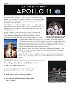 U.S. Space Missions: Apollo 11