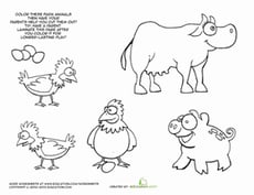 Cut and Paste Playsets: On the Farm