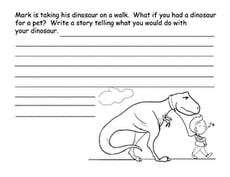 Dinosaur Story Starter