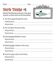 Verb Tense #1