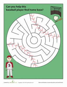 Baseball Maze
