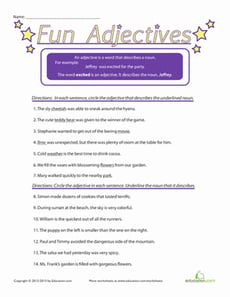 Fun Adjectives