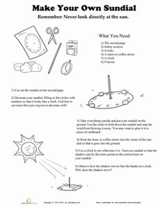 Make Your Own Sundial