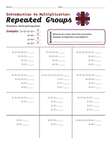 Intro to Multiplication: Repeated Groups