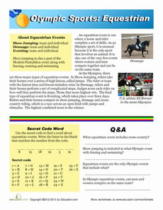 Olympic Equestrian Events