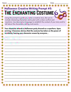 Halloween Creative Writing Prompt #3: The Enchanting Costume