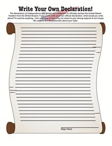 Write Your Own Declaration!