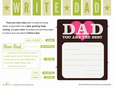 Writing A Letter to Dad