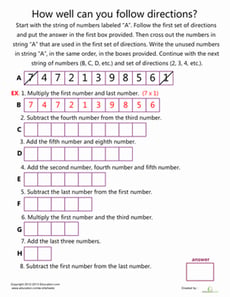 Follow the Instructions #2