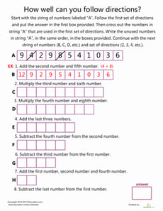 Follow the Instructions #1