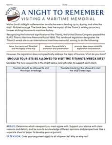 Book Study: A Night to Remember: A Maritime Memorial