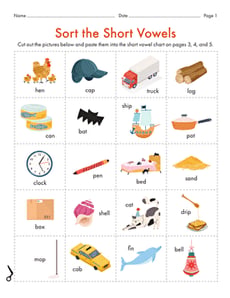 Sort the Short Vowels