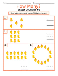 How Many? Easter Counting #2