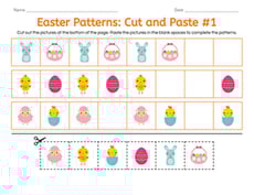 Easter Patterns: Cut and Paste #1