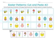 Easter Patterns: Cut and Paste #2