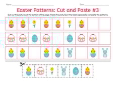 Easter Patterns: Cut and Paste #3