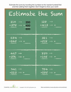 Estimate the Sum